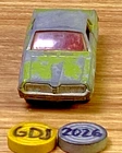 1968 Matchbox Lesney 62 C Mercury Cougar Lime Green, England -GDJ-P-1031