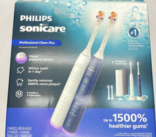 Philips Sonicare Professional Clean Plus Toothbrush 2Pk Black White OEM