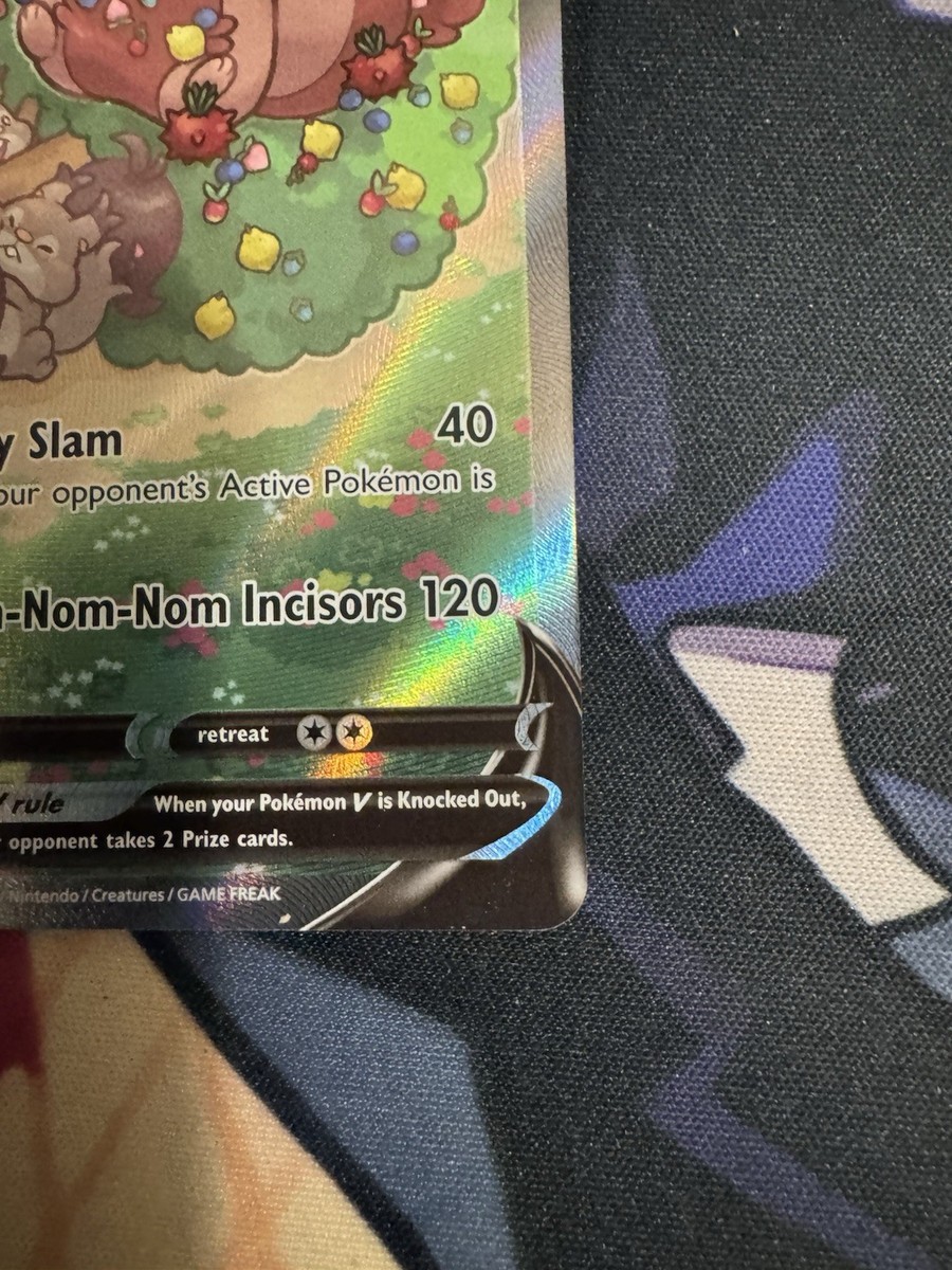 Greedent V (Alternate Full Art) 257/264 Swsh08: Fusion Greedent V (Alternate Full Art) 257/264 Swsh08: Fusion