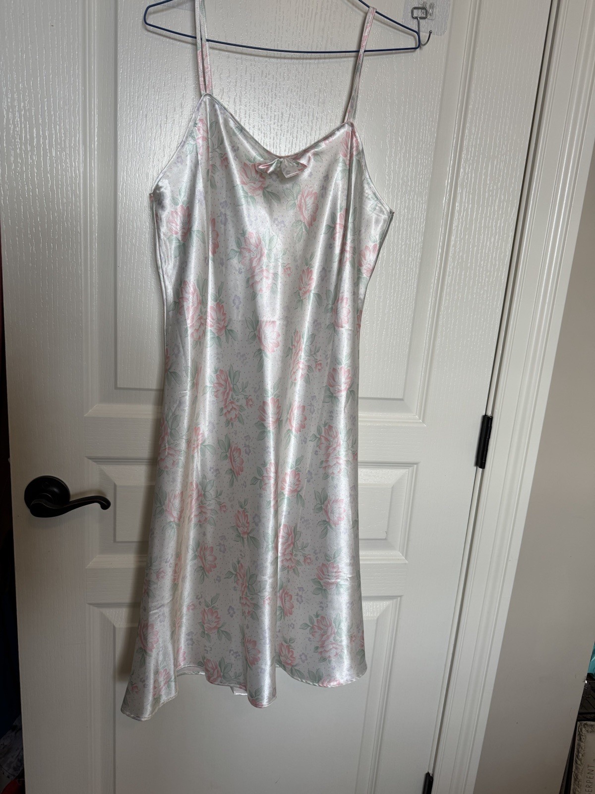 LaRedoute  Full Length Satin Robe & Nightgown Set Size M