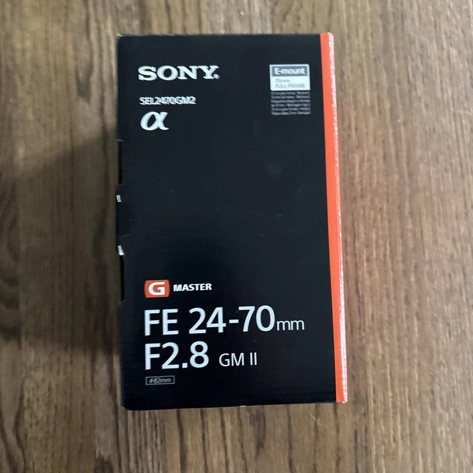 Sony FE 24-70mm GMII  F2.8 BOX ONLY | READ! - Image 2 of 3