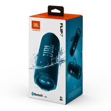 JBL Flip 7 Blue Portable Bluetooth Speaker Wi...