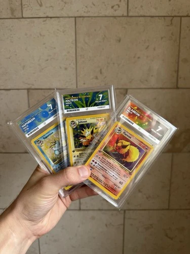 1999 Jungle 1st Edition Sequential Ace 7 Set NM - Flareon - Jolteon - Vaporeon