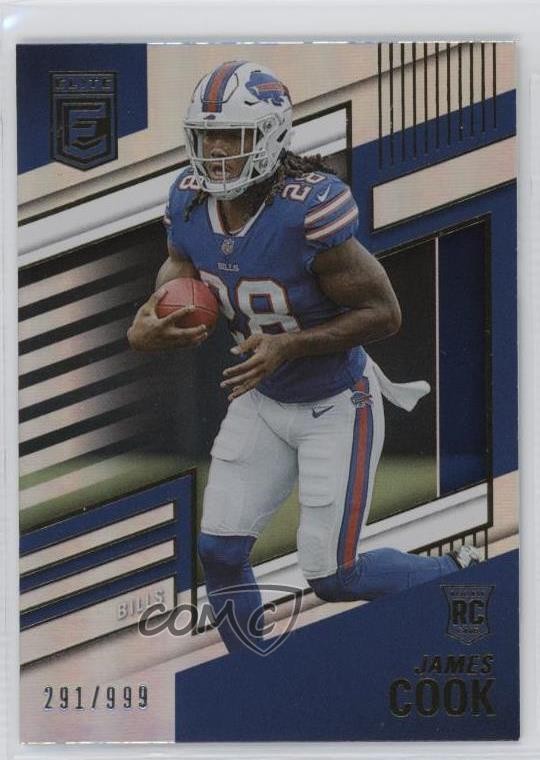 2022 Panini Donruss Elite Rookies 291/999 James Cook #116 Rookie RC 0ud4
