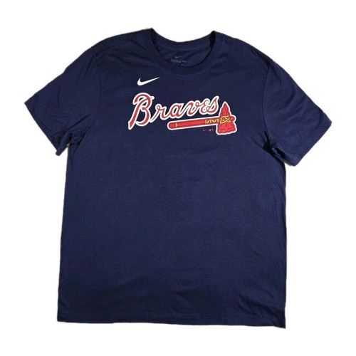 Nike Atlanta Braves Short Sleeve T Shirt Blue Mens XL Chris Sale 51 New