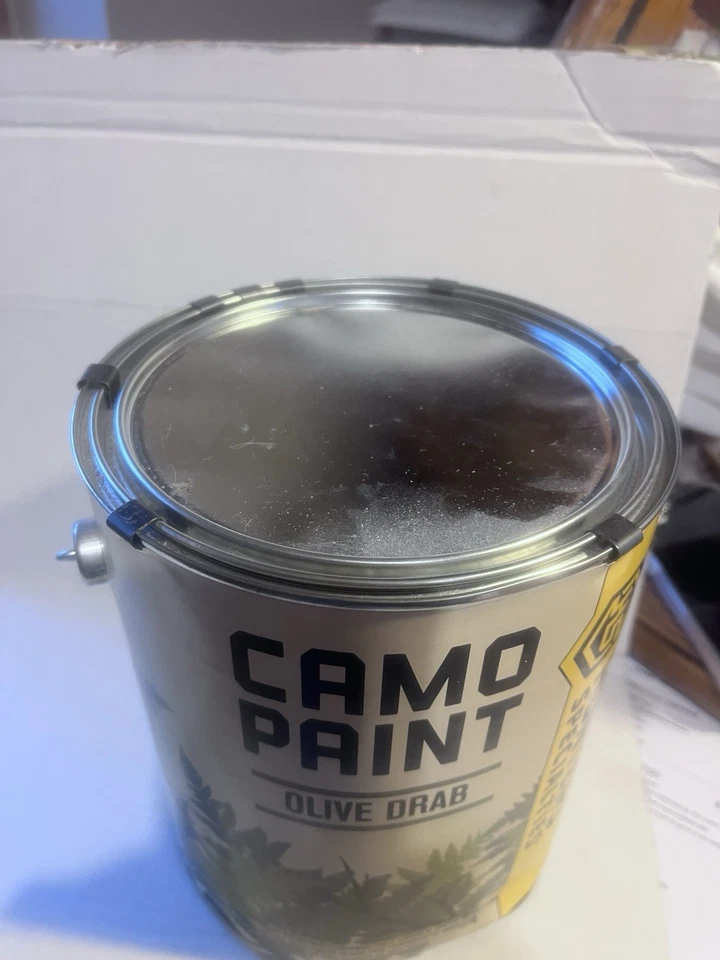 Hunters Specialties, Olive Drab Camo Paint, Gallon Can - Image 4 of 4