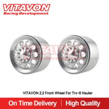 Vitavon Cnc Alu 2.2 Bead Lock Wheel Front For Traxxas Trx-6 Hauler 110 Vitavon Cnc Alu 2.2 Bead Lock Wheel Front For Traxxas Trx-6 Hauler 110