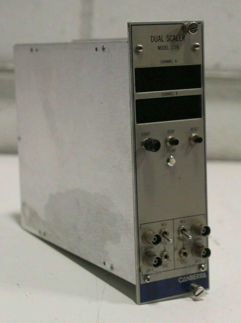 Canberra 1774 DUAL Scaler Digital Readout Module Ortec Tennelec