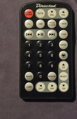 Genuine Directed Electronics 141-0002 Remote for Car Stereo TV Radio with batery