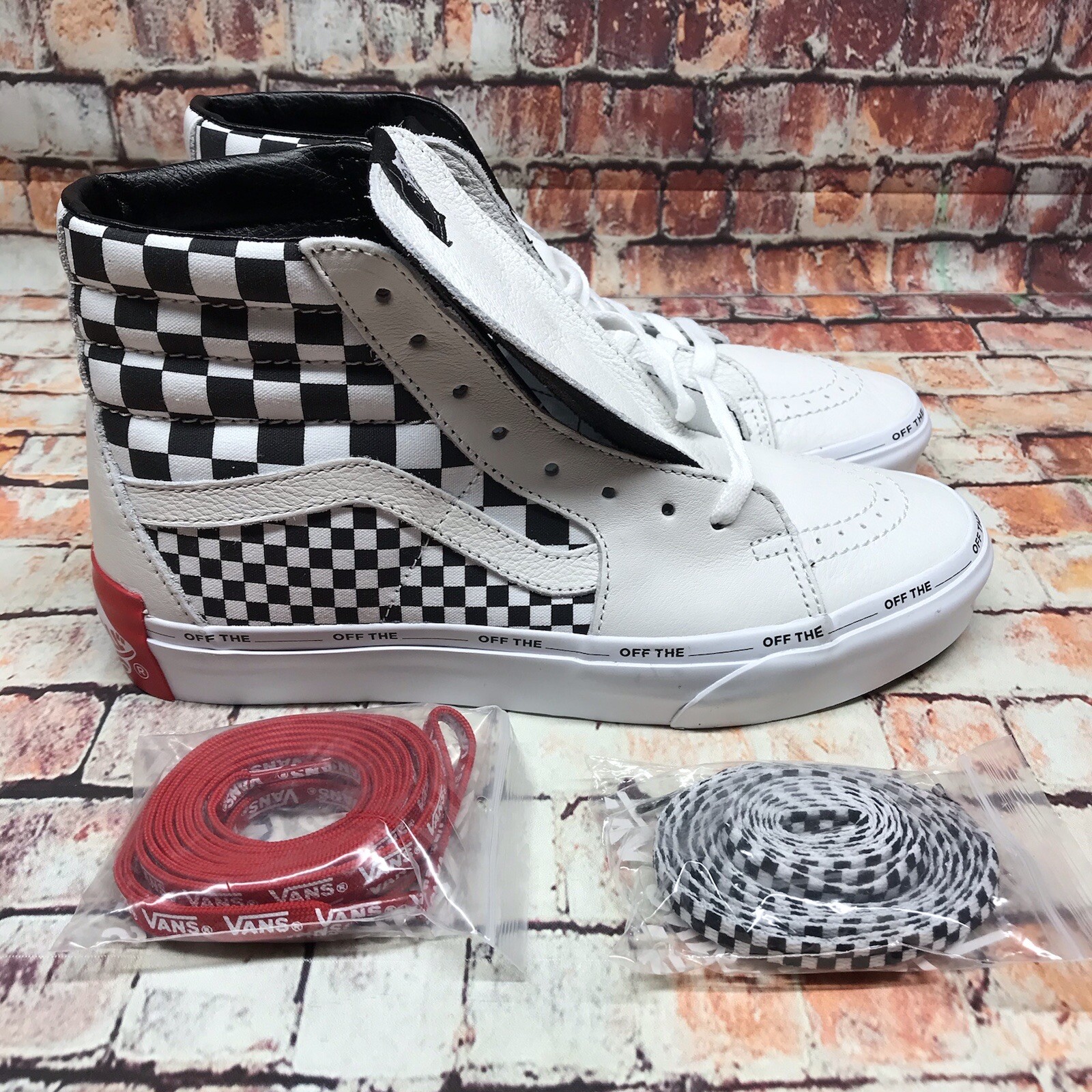 Vans Sk8-Hi Men's 8 Women's 9.5 White 