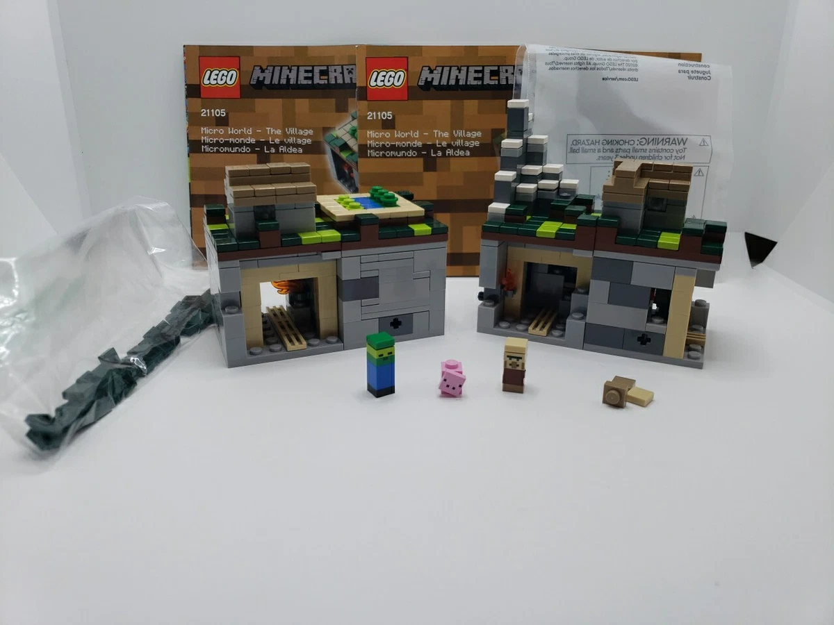 LEGO 21105 Minecraft Micro World The Village 100% Complete 2013 *READ*