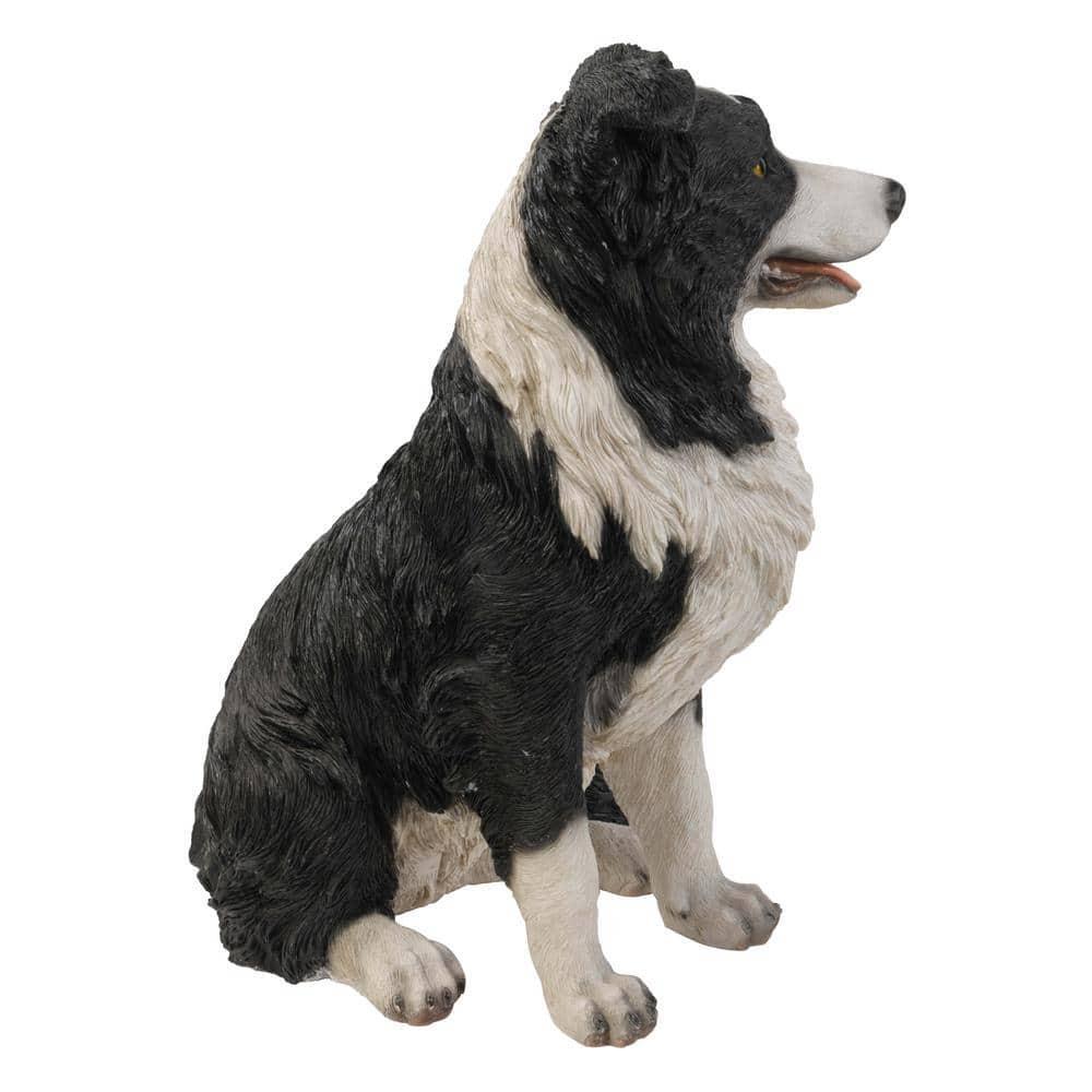 87689 Decorative Border Collie Sitting Dog Statue for sale online eBay