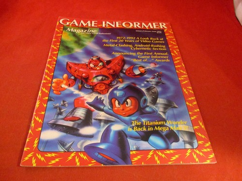 Game Informer Magazine January February 1993 Mega Man 5 Cover Sega Nintendo Tips