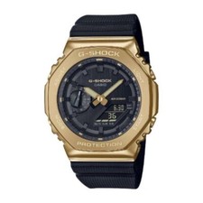 Casio G-SHOCK GM-2100G-1A9JF Analog/Digital Gold Metal Watch New Box Paper