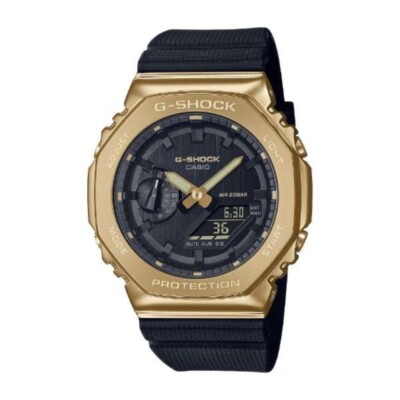 Casio G-SHOCK GM-2100G-1A9JF Analog/Digital Gold Metal Watch New +