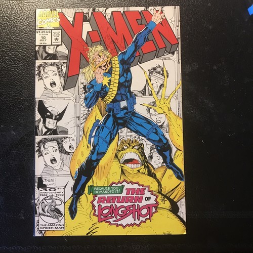 X-Men #10 (Marvel Comics, 1992) Return of Longshot, Mojo, Gambit, Jim Lee