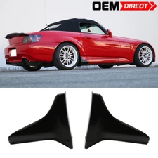 For 00-09 Honda S2000 OE Factory Style 4PCS Sides Skirt Strakes Unpainted PU