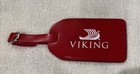 TWO Viking Cruise Luggage Tags Red Leather Authentic NEW w/TWO Viking Stickers! — photo 7