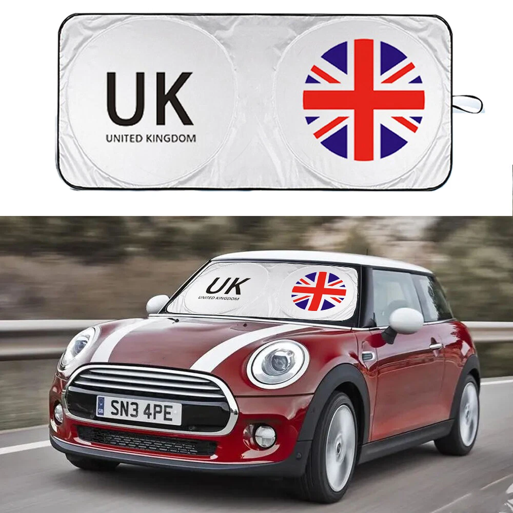 For Mini Cooper Accessories Car Windshield Sunshade Union Jack Sun Visor  Cover