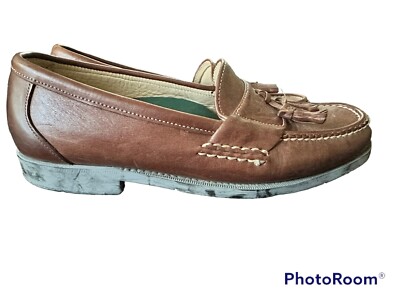 Dexter Hand Sewn Light Brown Tassel Loafers Shoes Leather  display picture 2