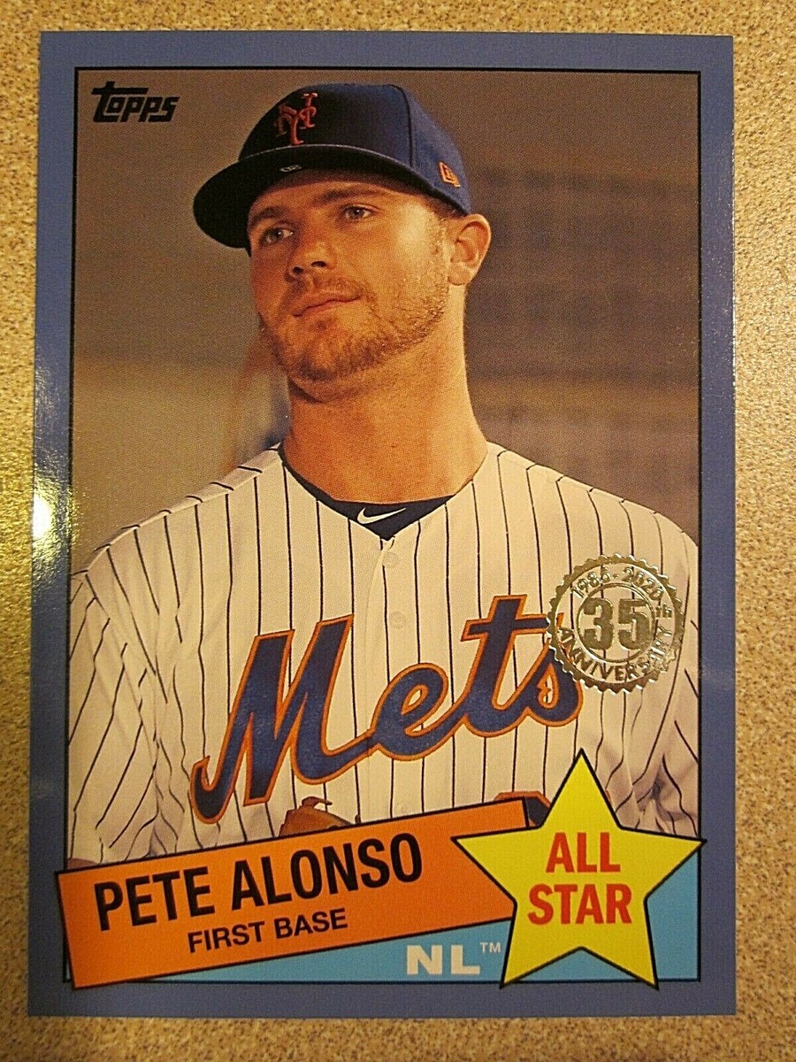 2020 TOPPS 85AS-44 PETE ALONSO 35TH ANNIVERSARY BLUE 1985 AS