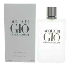 ACQUA DI GIO BY GIORGIO ARMANI Eau De Toilette 6.7OZ 200 ML BRAND NEW SEALED BOX