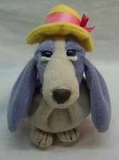 Applause Hush Puppies PURPLE MOM BASSETT HOUND DOG 6" Bean Bag STUFFED ANIMAL