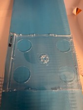 200 NEW TOP QUALITY DOUBLE CD STAR TRAY TRANSPARENT WITH 2DISC PRINT