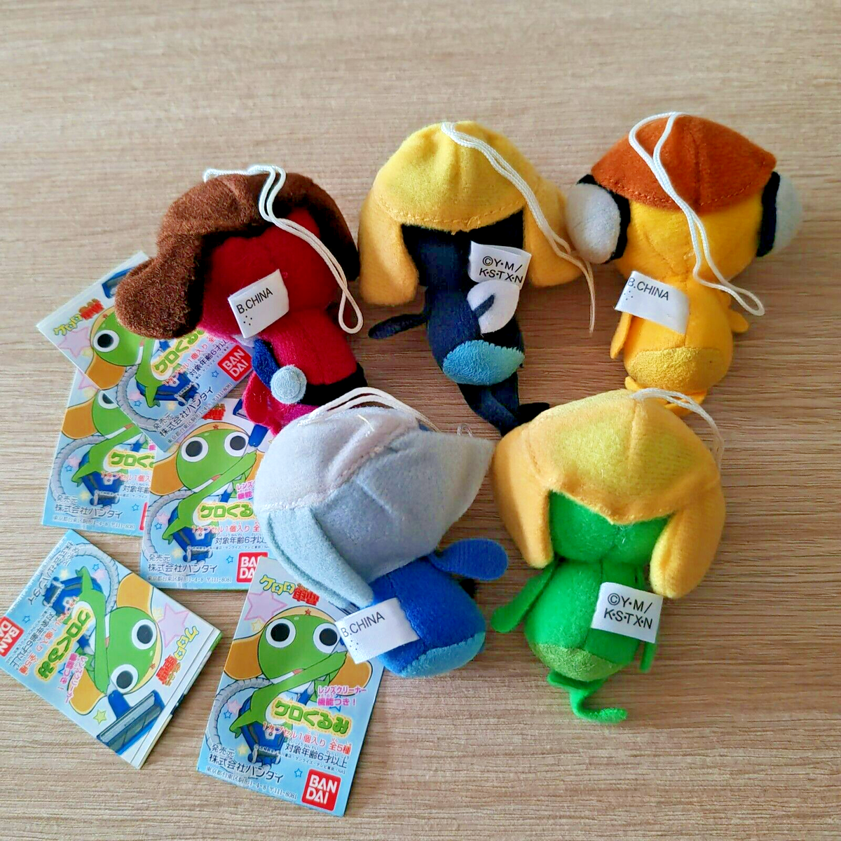 Keroro Gunso Sergeant Giroro Tamama Kururu Dororo Plush Strap Toy