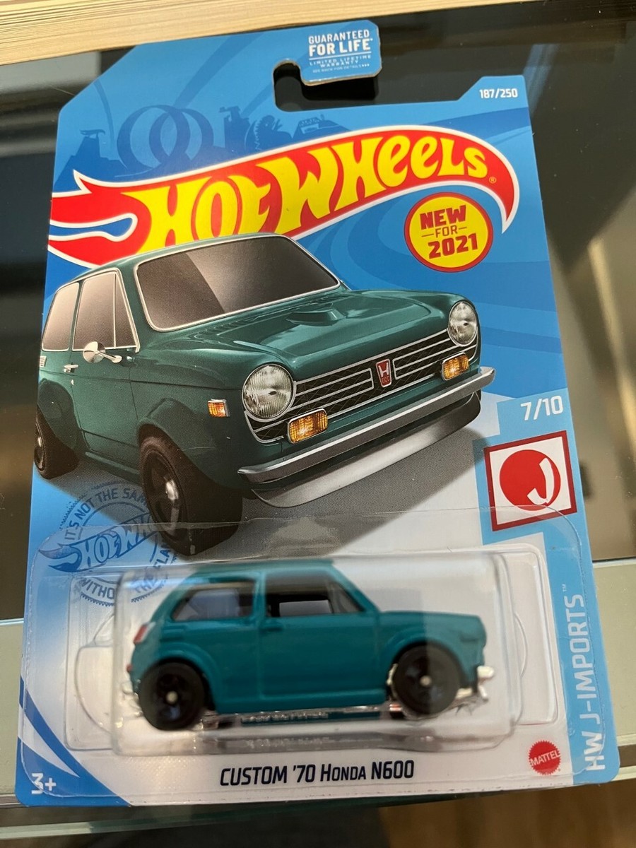 2021 hot wheels custom '70 honda n600 hw j-imports 7/10 #187/250