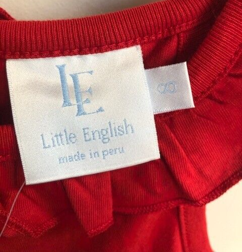 LITTLE ENGLISH 2 Piezas Conjunto Skort a Juego Talla 8 Rojo Blanco Azul - Imagen 8 de 9