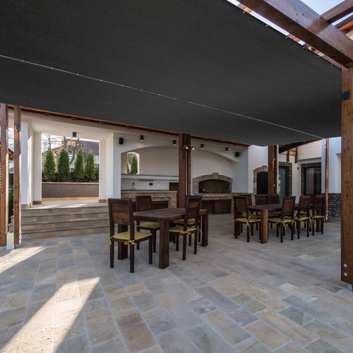 Malla de red de sombra de tela de jardín 60% con ojales para plantas pérgola de invernadero - Imagen 4 de 27