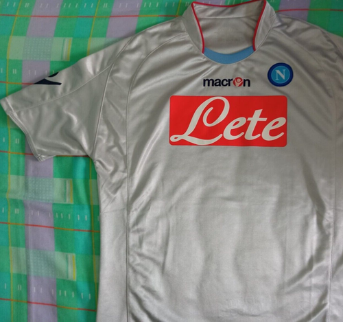 Camiseta Maglia Trikot Shirt NAPOLI Macron 3rd Kit Size L Year 2009 Vintage - Imagen 2 de 6