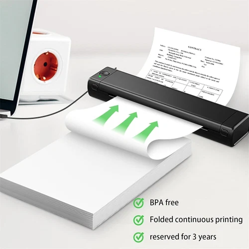 A4 Thermodruckerpapier Faltbares Thermopapier Kontinuierlicher Druck 210x297mm - Bild 4 von 10