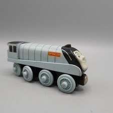 Thomas the Train Wooden Railway Spencer Engine Silver wood Magnetic