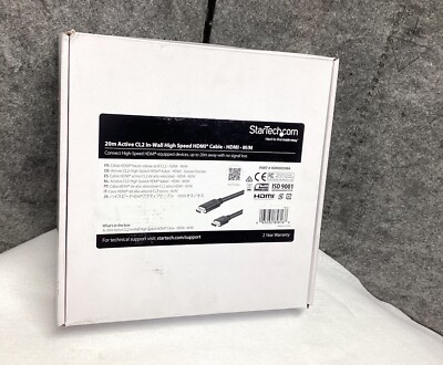 Startech 20m 65 Ft High Speed Hdmi Cable M/m - Active