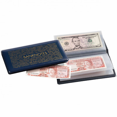 Lighthouse Collectors Pocket Album for Banknotes  - Wallet with 20 Sleeves