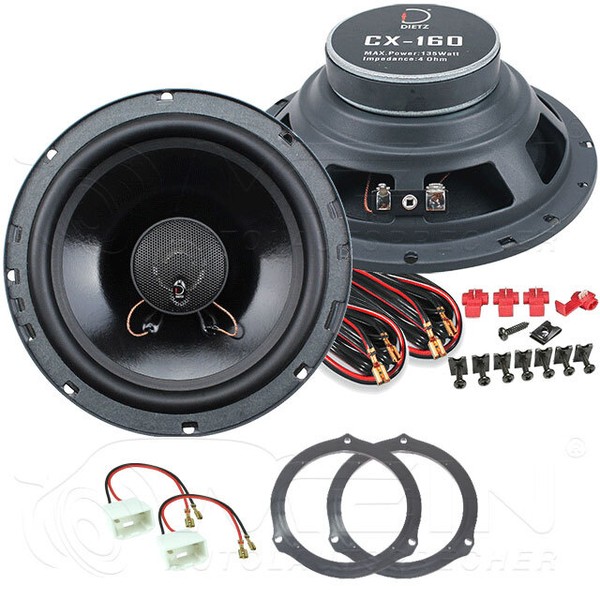 Dietz Auto Lautsprecher FüR Ford Ranger Ab 2012 Front TüR Vorn 2-Wege 135W #BEE7-image