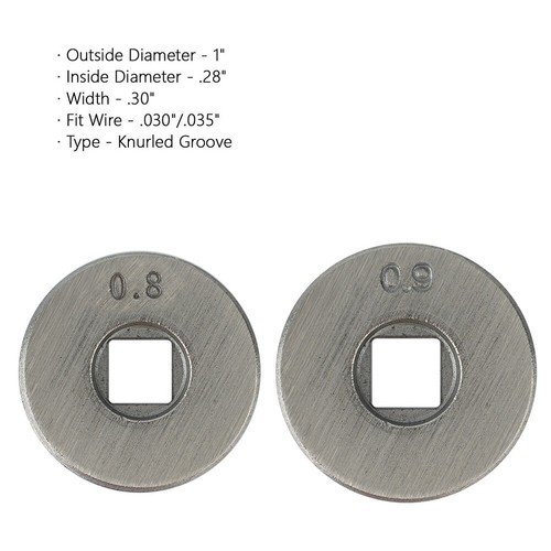 Drive Roll .023 .030 .035 .045 Knurled V U-Groove Wire Feed For MIG Welders New - Picture 13 of 90