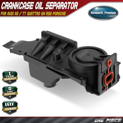 #ad Crankcase Breather Oil Trap Crankcase Oil Separator for Audi A3 TT Quattro VW $39.48