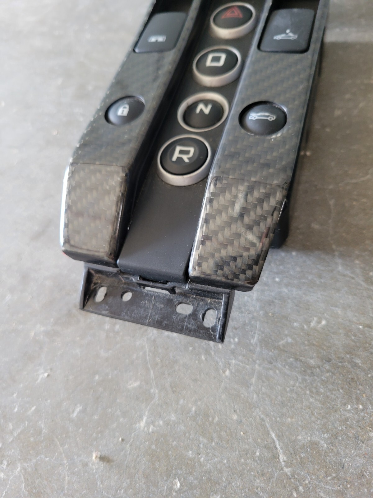 McLaren MP4-12C 650S Shift Control Switch Panel Carbon Fiber 11M2418SP OEM