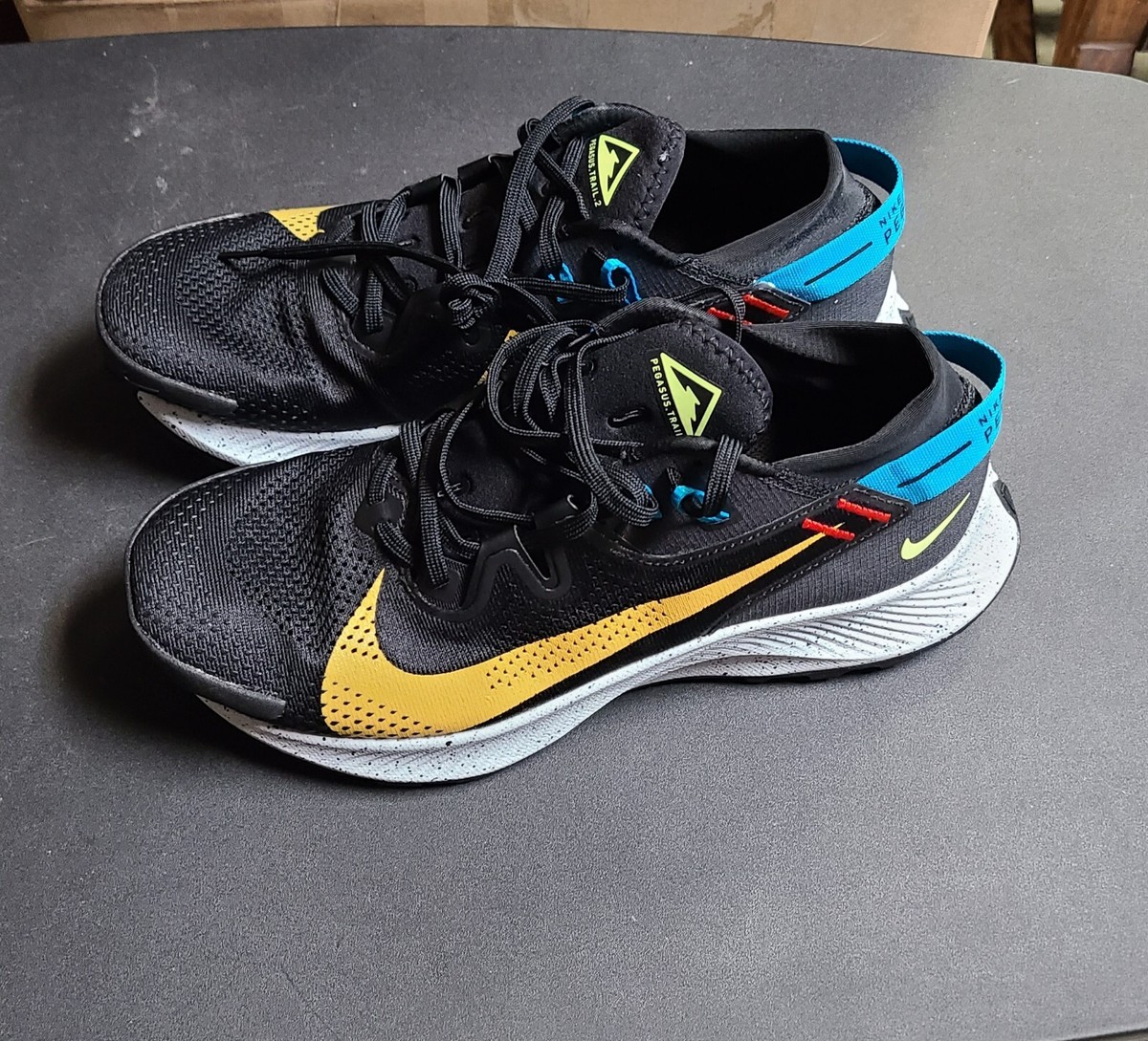 Nike Pegasus Trail 2 Mens Size 7 Black White Running Hiking Trail‎ Shoes CK4305 Brand New! Nike Pegasus Trail 2  main image 2