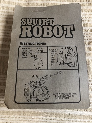 LUEN TAT Squirt Robot 1987 Uscita Europea GoBots Transformers MOTU MIB - Foto 2 di 2
