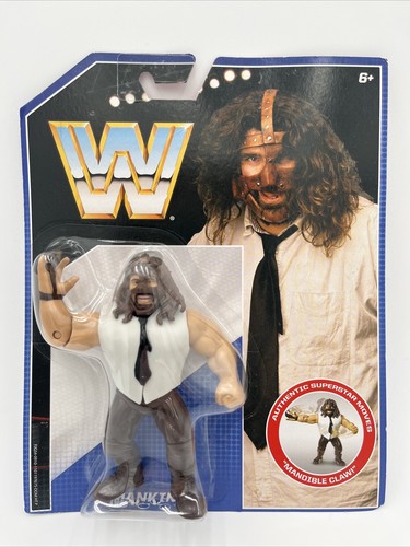 WWE Mattel Retro Wrestling Figure Mankind Mick Fol...