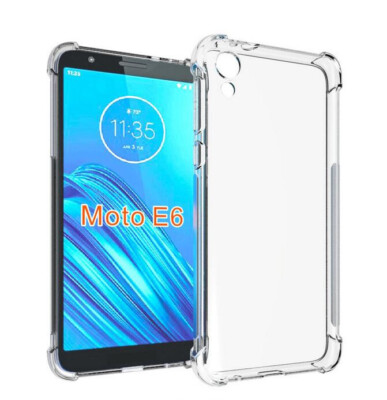 For Motorola Moto E6 E6Play E6Plus Anti Impact Clear Gel skin