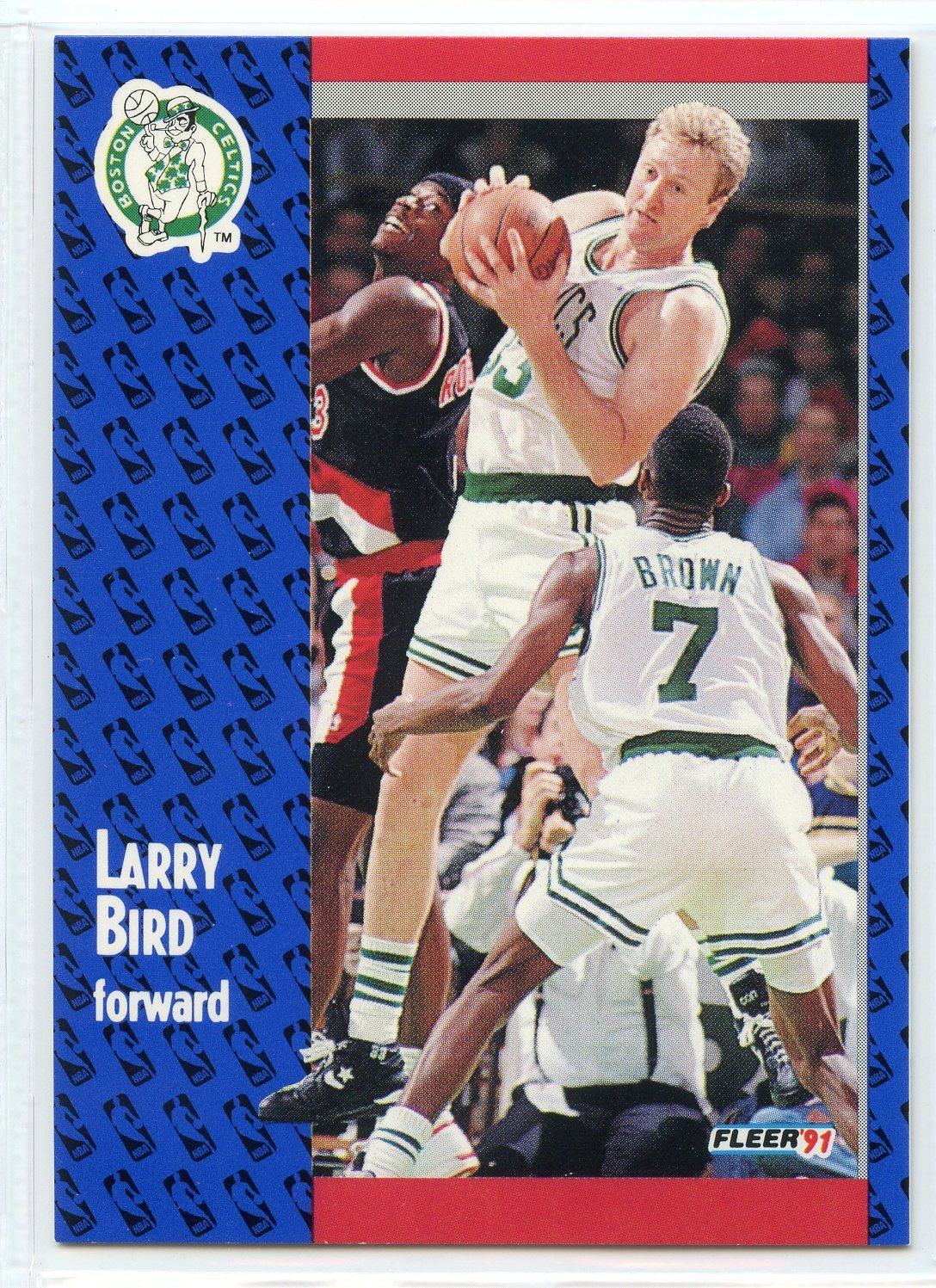 1991-92 Fleer Basketball - #8 - Larry Bird - Boston Celtics
