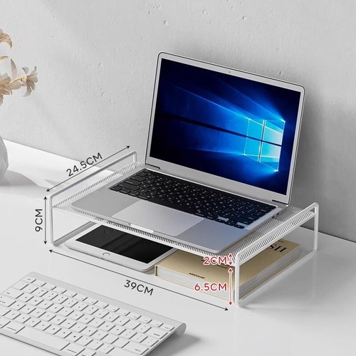 Computer Monitor Riser Holder Laptop Cooling PC Screen Stand Bracket Desktop - Picture 15 of 22