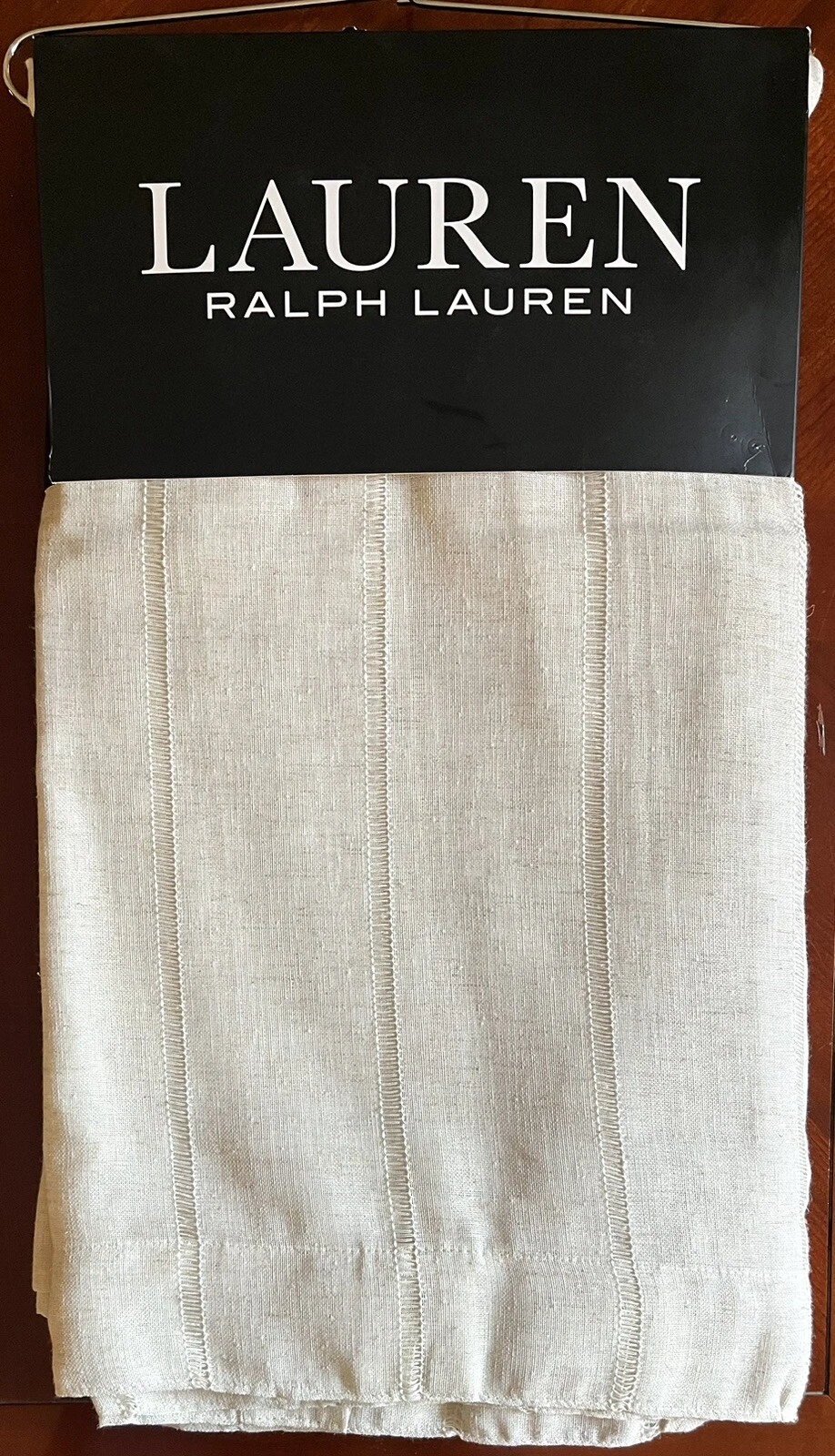 Ralph Lauren Hamilton Natural Beige Window Curtains 2 Panels 54x 96 Sheer Linen
Opens in a new windo