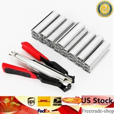 2500Pcs C Clips Spring Loaded Chicken Mesh Cage Wire Fencing Crimping Tools