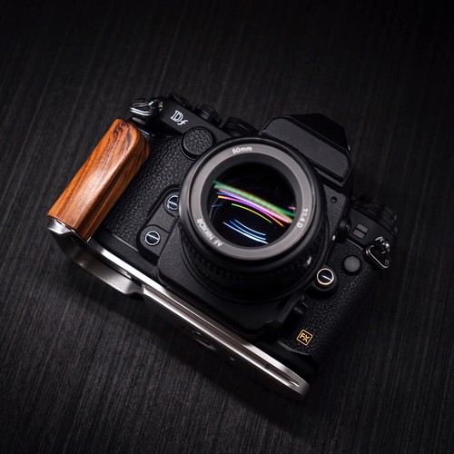 Empuñadura QR de madera + base de aleación soporte L para cámara Nikon DF placa Arca - Imagen 19 de 26